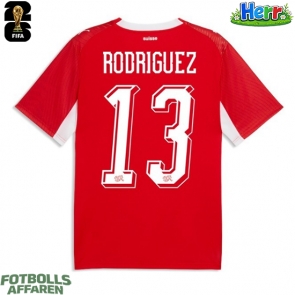 Schweiz Ricardo Rodriguez #13 Hemmatröja VM 2026 Kortärmad